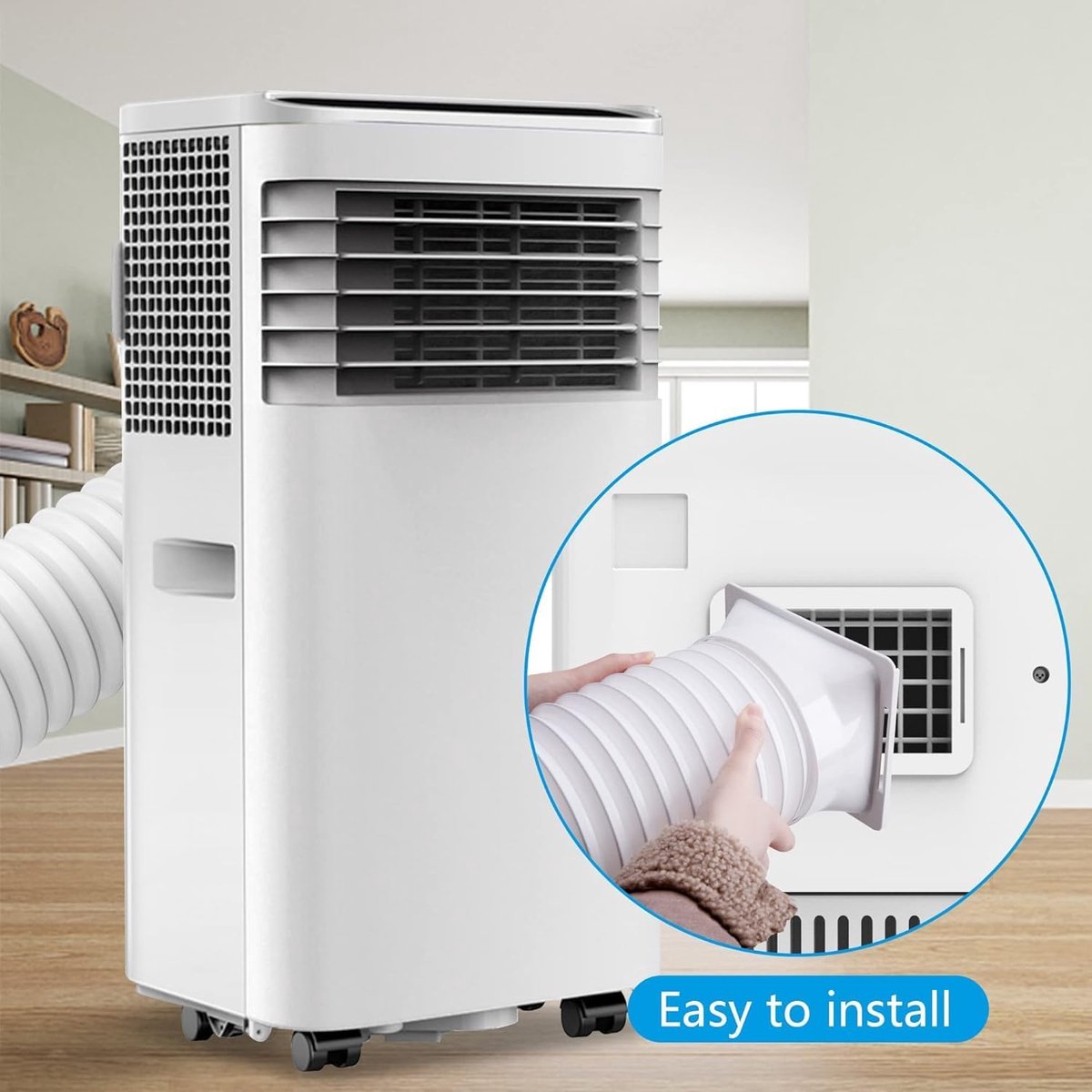 5,9 inch draagbare airconditioner uitlaatslangconnector thumbnail 4