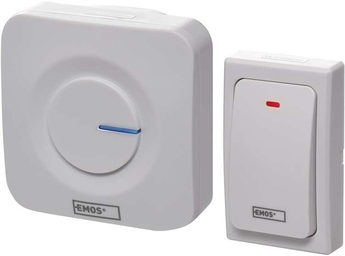EMOS Draadloze deurbel voor thuisgebruik zonder batterijen, op een stopcontact, P5729