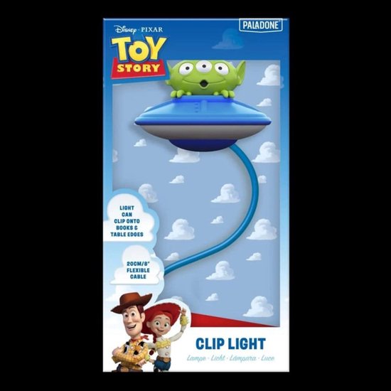 Toy Story Alien Boeklamp - Clip‑on Leeslamp voor Boek of Bed - Flexibele Arm - Paladone — afbeelding 2