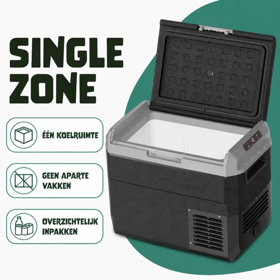 Happy Rhino - Elektrische Koelbox Compressor 30L Single Zone - Vries- & Verwarmfunctie - Elektrisch 12v van Happy Rhino — afbeelding 4