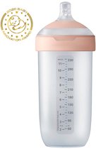 Biberon Difrax LOVI Dynamique Mammafeel – 330 ml – Rose – 1 pièce