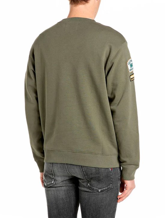 Replay M13lr.001.7242nw Sweatshirt Groen XL Man