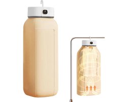 Compacte draagbare droger – Capaciteit 10 kg – Opvouwbare automatische droger – 600W elektrische droger met 6-traps timerfunctie – Geschikt voor Reizen, Appartementen