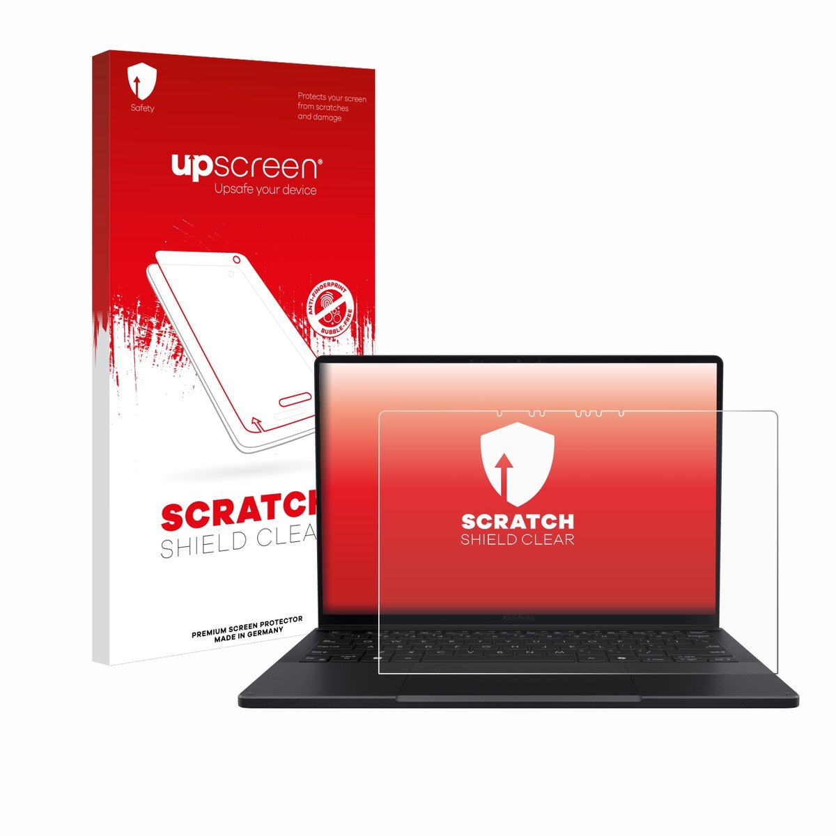 upscreen - Screenprotector voor ASUS ProArt PX13 - Folie Beschermfolie transparant