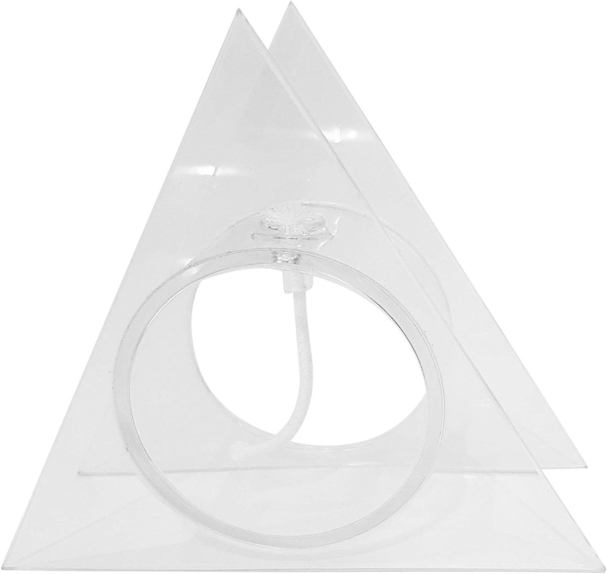 Glazen Olie Lamp - Petroleumlamp Tafeldecoratie - Sfeerverlichting Huis - Mondgeblazen Design - 13 cm Breed 11 cm Hoog