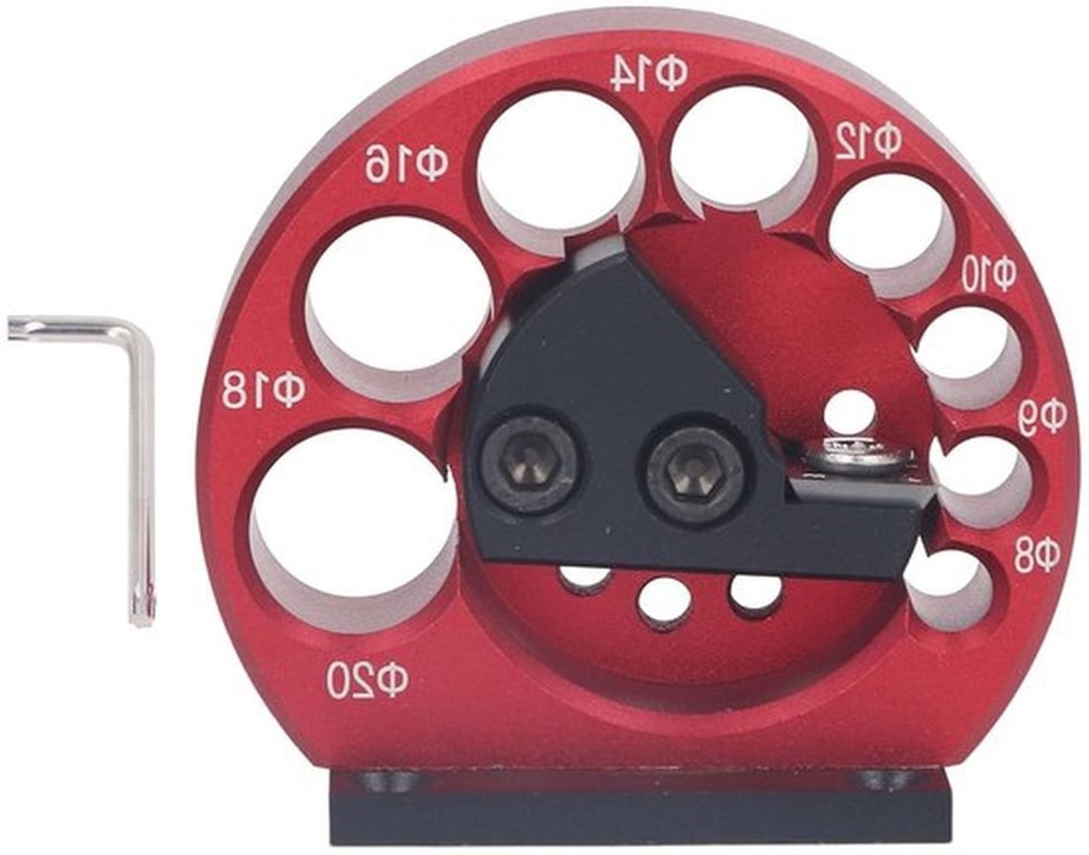 Verstelbare Stekker Machine, Plug Cutter Set voor het Maken van Verstelbare Plugs, Inclusief Snijplaat en 8-Gatenplaat voor Precisiewerk