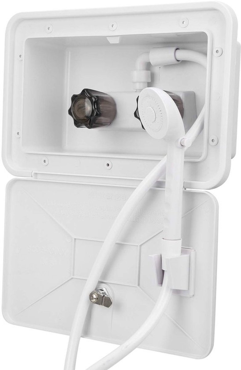 Buiten Douche Set - Douche met kraan - Ideaal voor camper en boot - Versterkte slang - Handige installatie - Comfortabel douchen - Geschi...