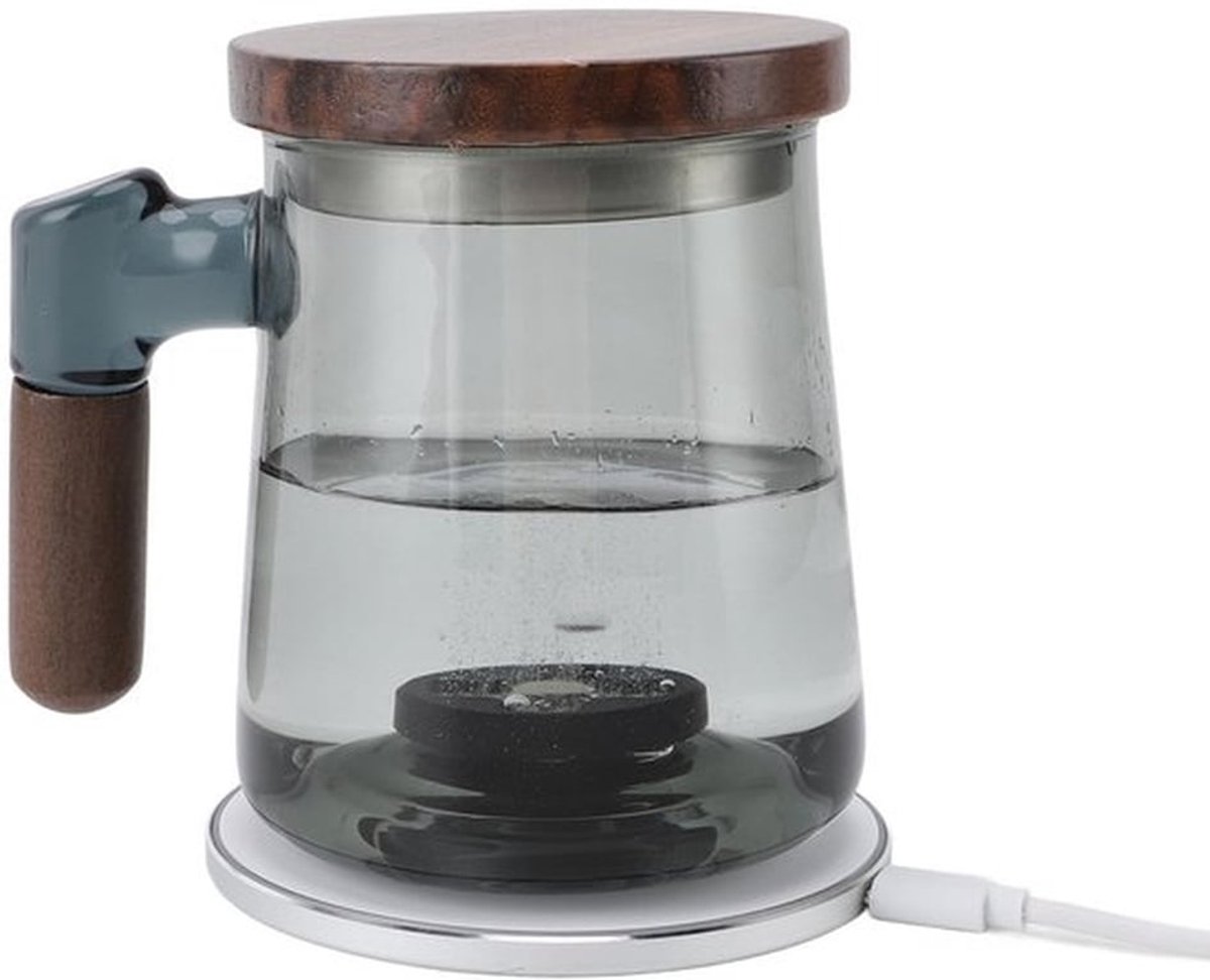 Waterstof alkalisch waterapparaat - Draadloos opladen - 400 ml - Geïoniseerd water - Thuis en op kantoor - technologie