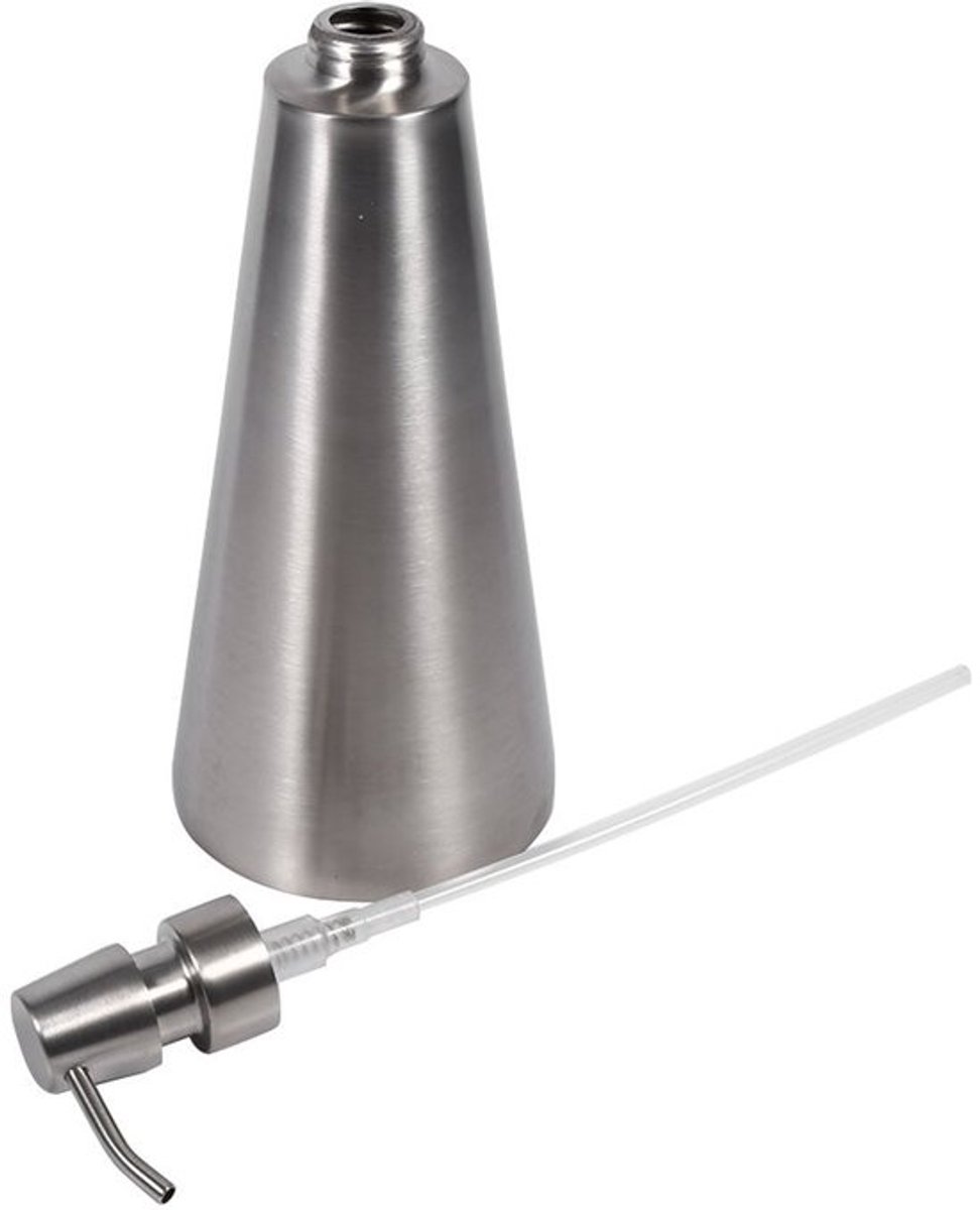 Zeepdispenser - Antislip design - Draagbaar en roestvrij - 304 roestvrij staal - Ideal voor badkamer en keuken - Transparant