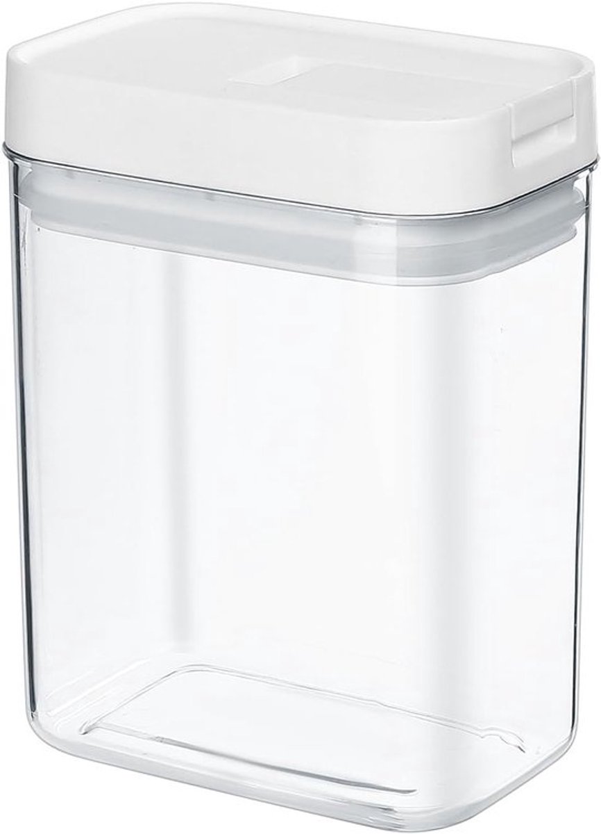 Luchtdichte opslagpotten van 800 ml met deksel voor voedsel, perfect voor pasta, cornflakes en granen
