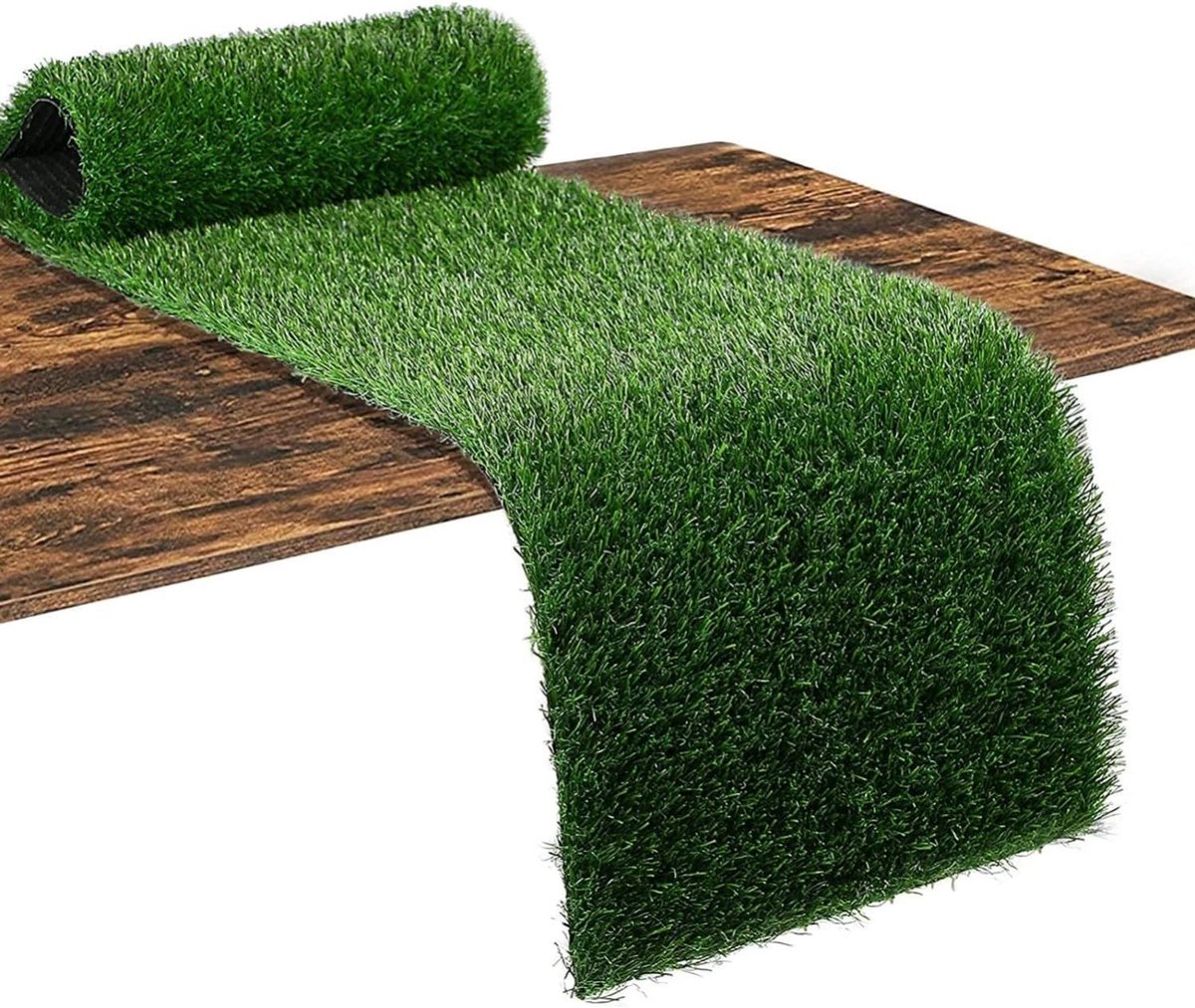 Kunstgras Tafelloper 36cm x 122cm - Nepgroen Tafelkleed voor Voetbalthema, Bruiloften en Tuinfeesten, Perfecte Decoratie voor Feestjes en Evenementen