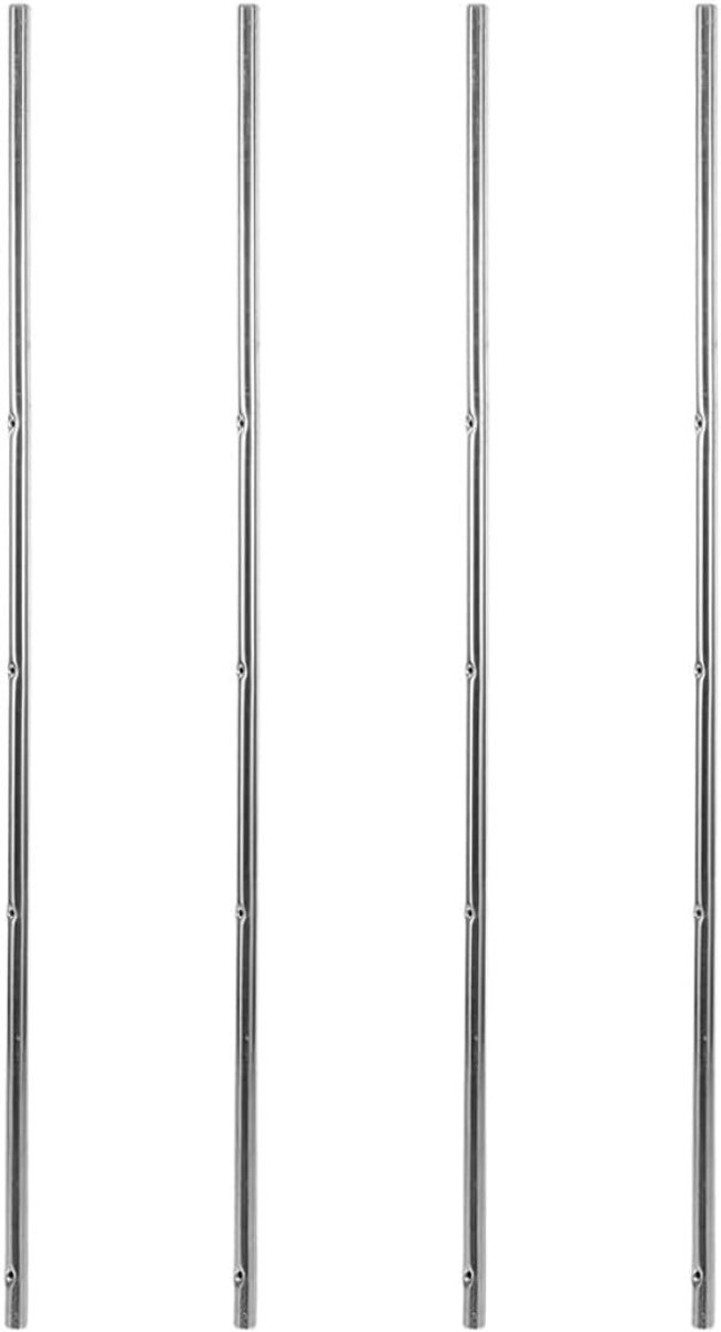 Tafelvoetbalstangen - Reserveonderdelen - Spelverbetering - Robuust ijzer - 44 cm lengte - Zilver