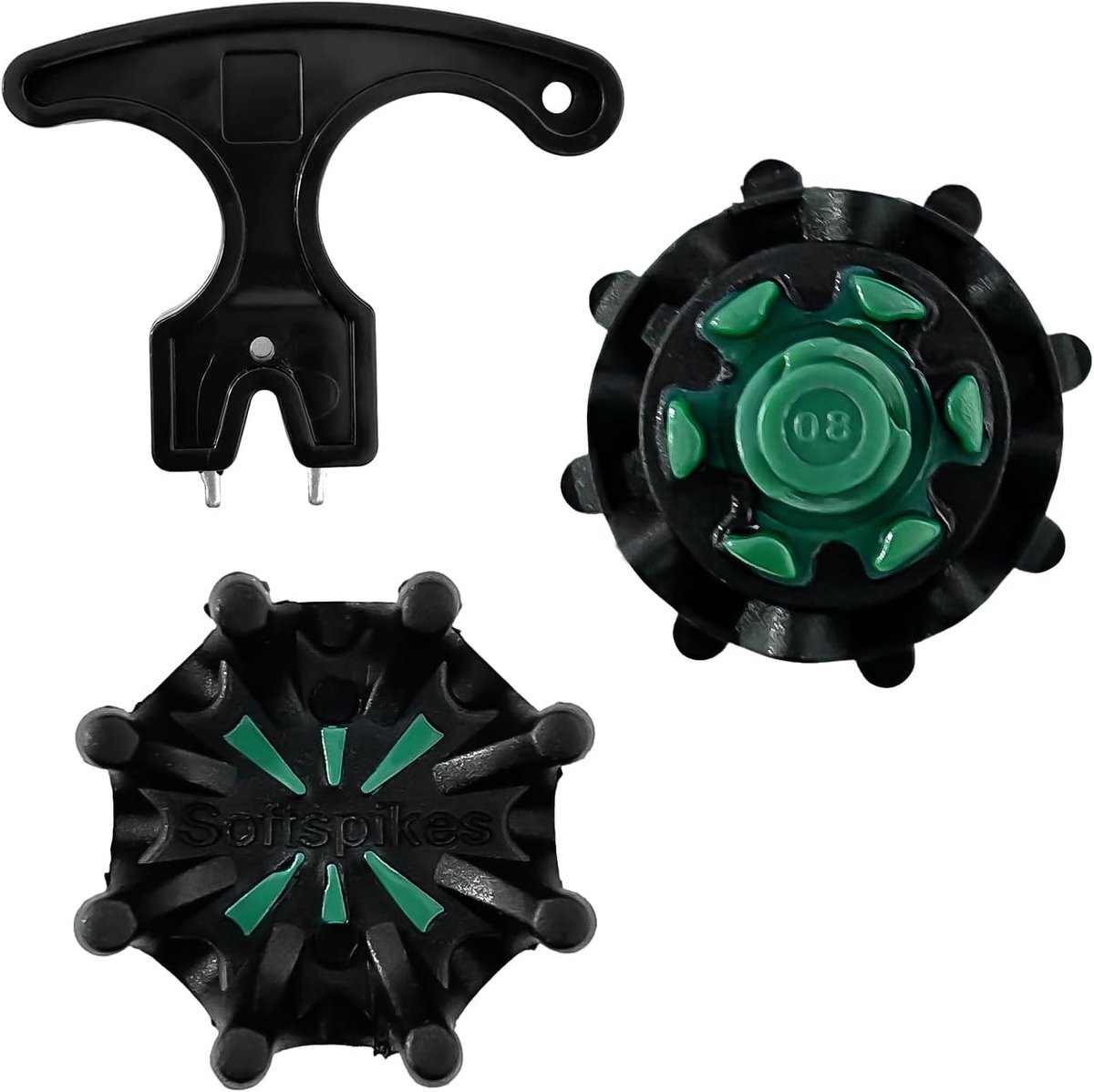 Golfschoennoppen en cricketspikes met schroefdraad, duurzame noppen voor optimale grip en prestaties