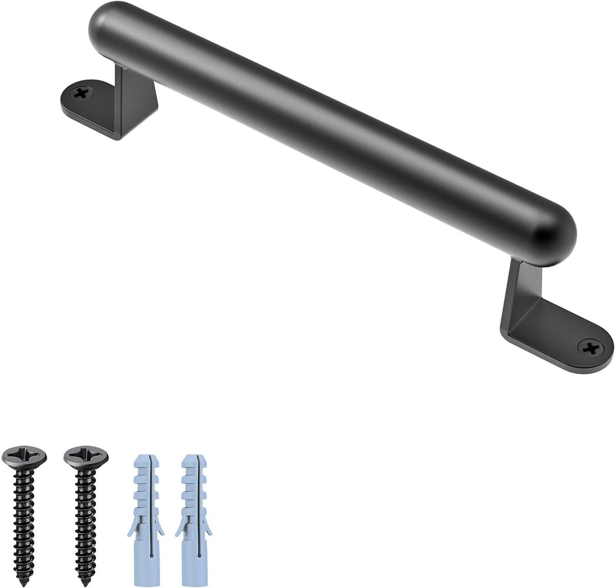 SnelShoppen - Grab Rail 18cm Metaal Handgreep Veiligheidsleuning voor Kinderen en Ouderen - Sterke Handgreep voor Deuren, Badkamer, Speelplaatsen, en