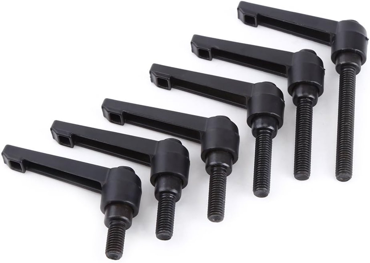 SnelShoppen - M8 16-60mm Klemsysteem Met Hendel, Verstelbare Slotklem Met Draad Voor Buiten, Male Draad, Robuust Klemmechanisme, Ideaal Voor Klussen,