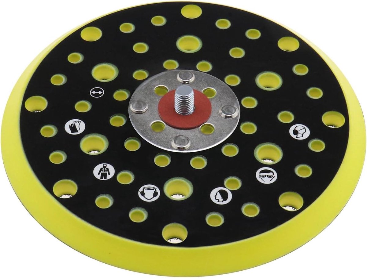 Schuurpad 150mm - 54 gaten - vervangpad voor Mirka CEROS DEROS - ideaal voor polijsten en schuren - ShopVlot