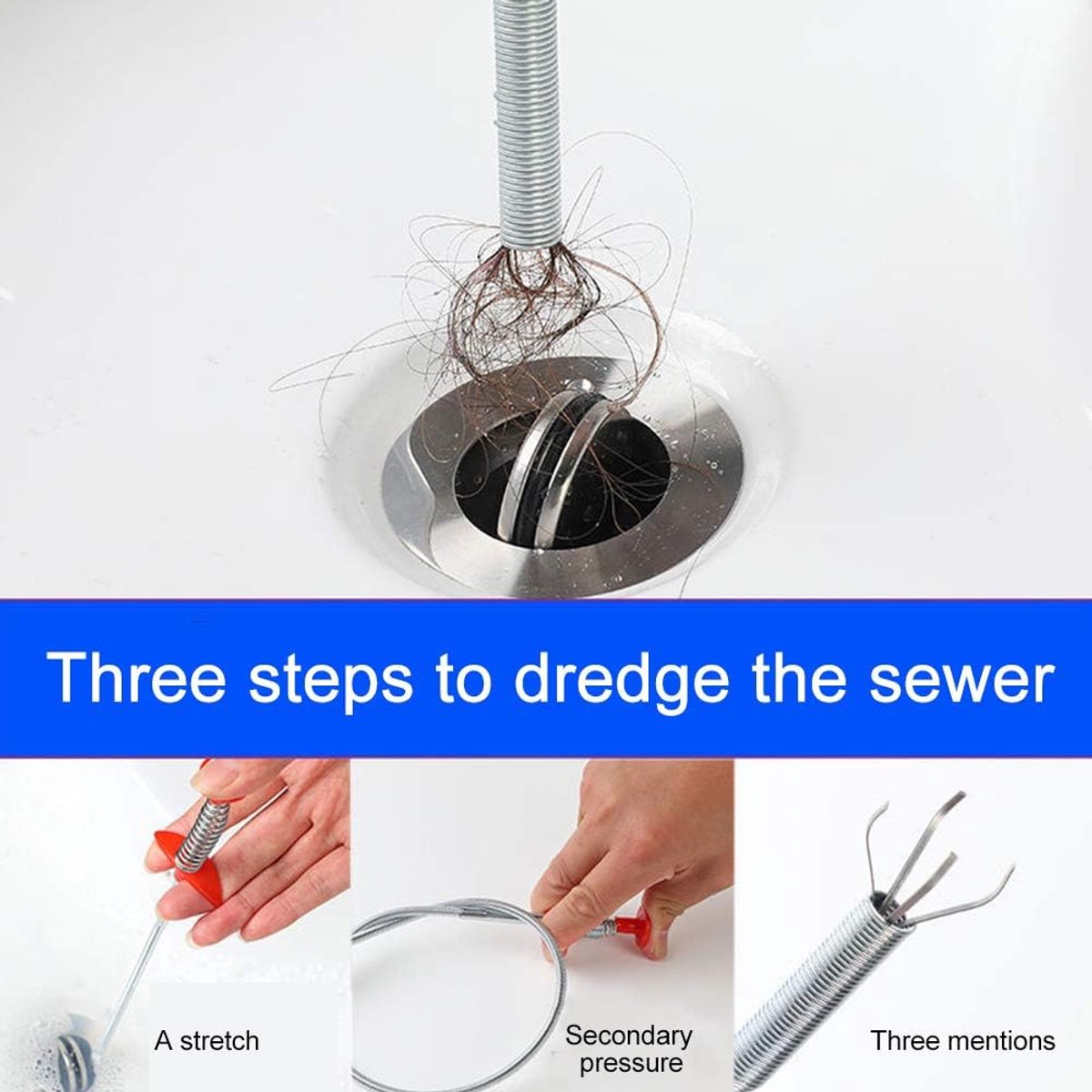 Anwangda Claw Pick Up Tool, Flexible Gripper with 4 Claws Extra Long Retractable Claw Pick Up Stick, for Litter Box - ShopVlot