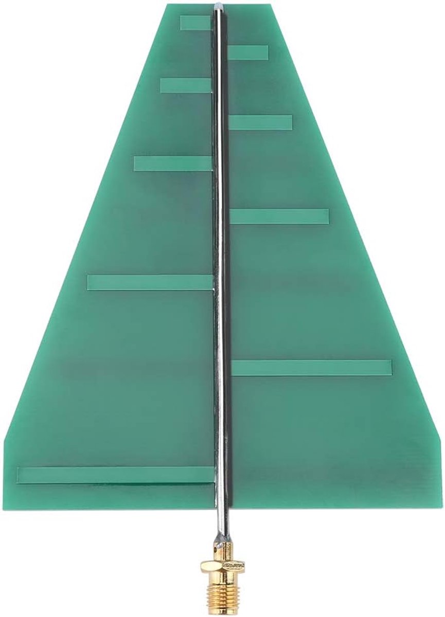 SnelShoppen - Log Serial Antenne 1.35-9.5GHz met 5-6dB Versterking, UWB Ultra-Wideband RF Antenne met SMA Connector, Directioneel en Lineaire Polariza