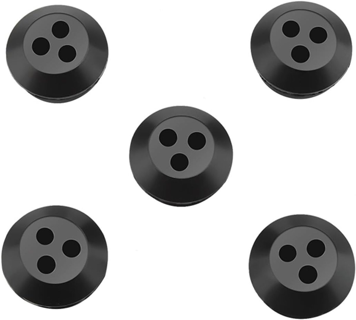 SnelShoppen - Brandstoftank Tube 3 Gat Grommet Vervangingen voor Trimmer Grasmaaier 13211546730 V137000030, Hoogwaardige Rubber, 5mm Gat, Duurzaam en
