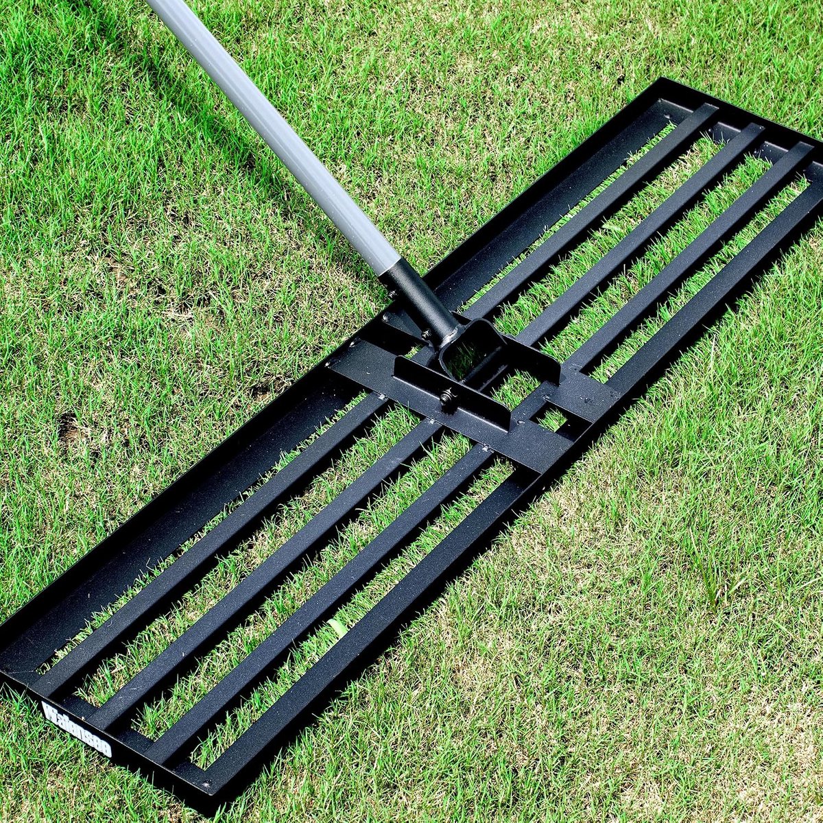 SnelShoppen - Heavy Duty Tuin Niveauer 213 cm, Rake voor Efficiënt Grond Niveaueren, RVS Handgreep, Ideaal voor Tuin, Golfbaan, Zand, Grond en Tuinier