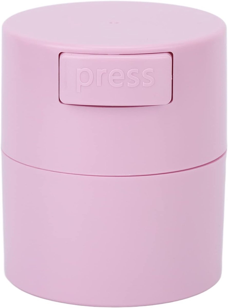 SnelShoppen - Opslagtank, Wimpers Glue Opslagdoos, Negatieve Druk, Grote Capaciteit, Wimperextensions, Hechtingscontainer voor Wimperextensions (Roze)