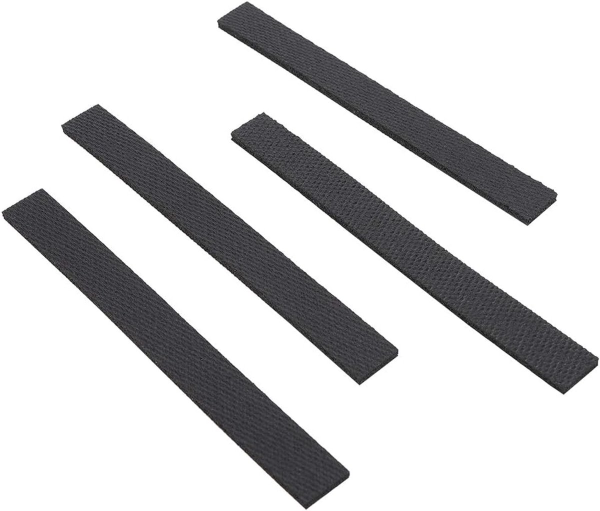 SnelShoppen - Vervangende Braava Wielen en Banden Set - 4 Stuks - Hoge Kwaliteit Leer voor Braava 380 380t 381 Schoonmaakrobot Accessoires