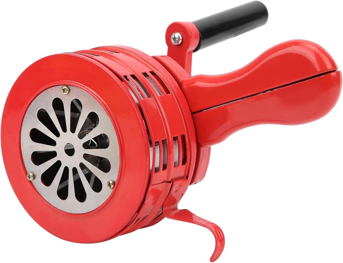 Handalarm 120 dB - Draagbaar met handcrank - Geen stroom nodig - Ideaal voor noodgevallen - ShopVlot