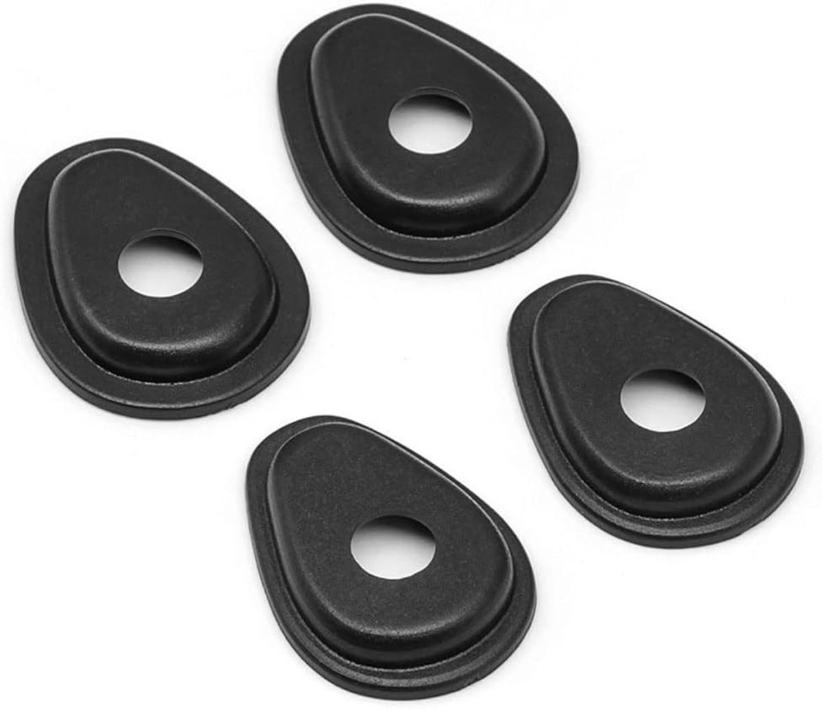 LED Mini Indicator Adapter Plates, 4 Pieces Adapter Plates Motorcycle Motorcycle Flashing Light Adapter Plates - ShopVlot