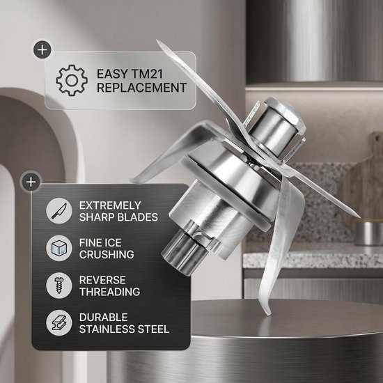 Dailygoods- Blenderblad Gloednieuw - Vervangend Blendermes van Dailygoods — afbeelding 2