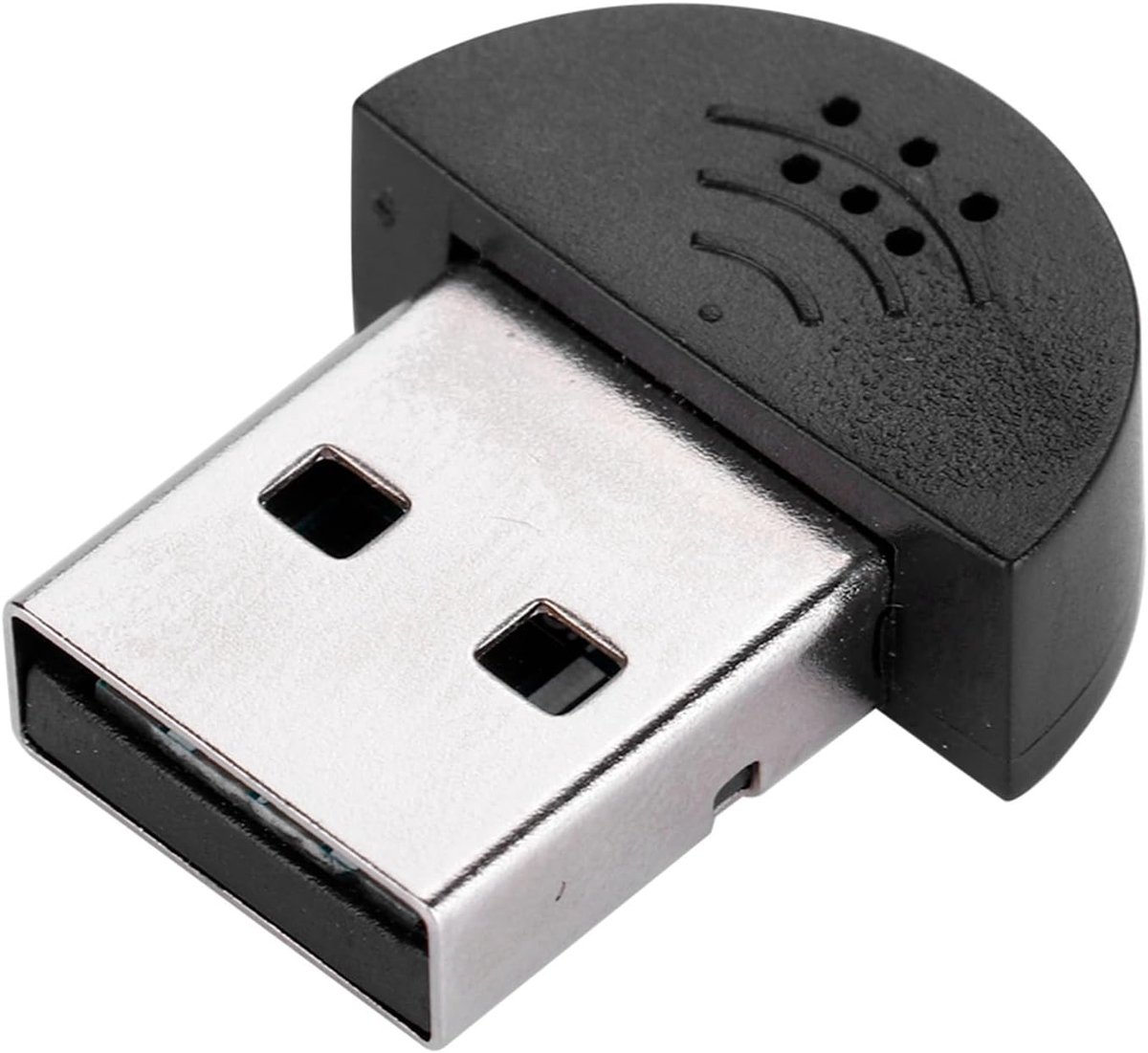 SnelShoppen - USB Mini Microfoon voor Computer PC, Professionele Geluidsopname, 360° Omnidirectioneel, Ruisonderdrukking, Zwart