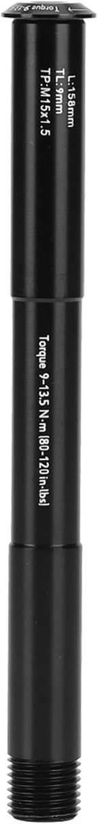 Bicycle Front Fork Axle Front Hub Tube Thru Axle Boost Aluminum Alloy for RockShox, Mountain Bike, (15X110MM(158L)) - ShopVlot