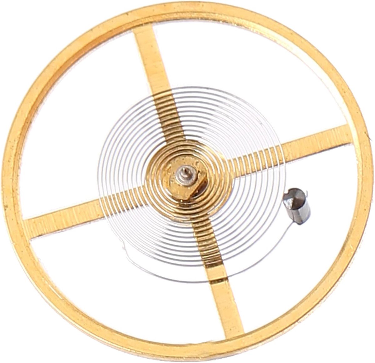 SnelShoppen - Watch Long Dumbbell Reserveonderdeel Horloge Beweging Volle Spiraal Beweging voor Horlogemakers Horloge Reparatie
