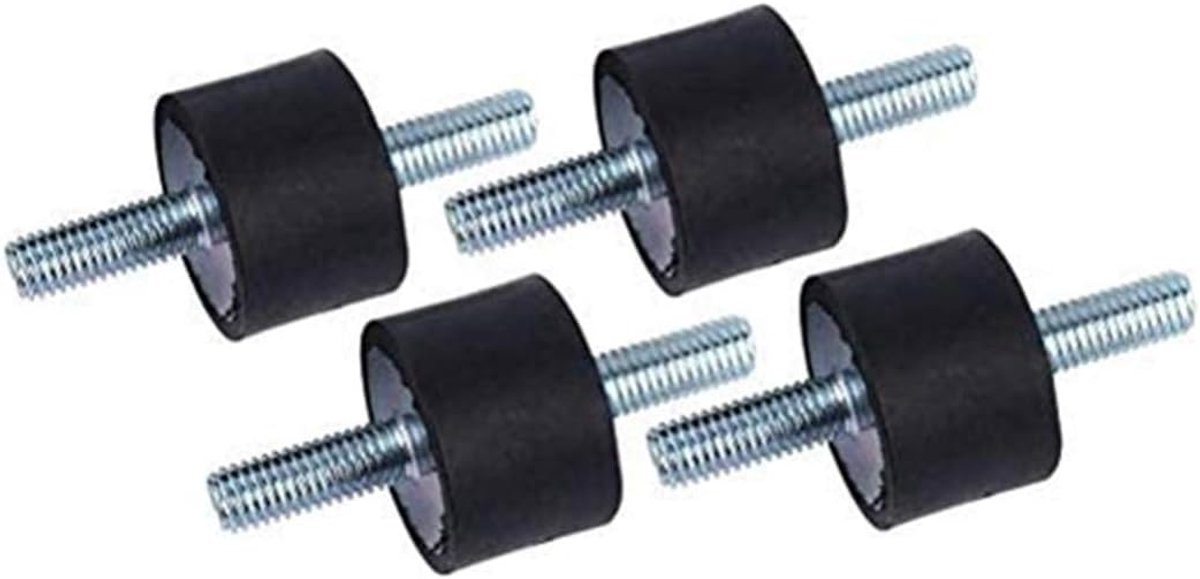 Rubberen lagers schokdemper - M8 30 * 20 - antivibratie - ideaal voor compressoren - ShopVlot