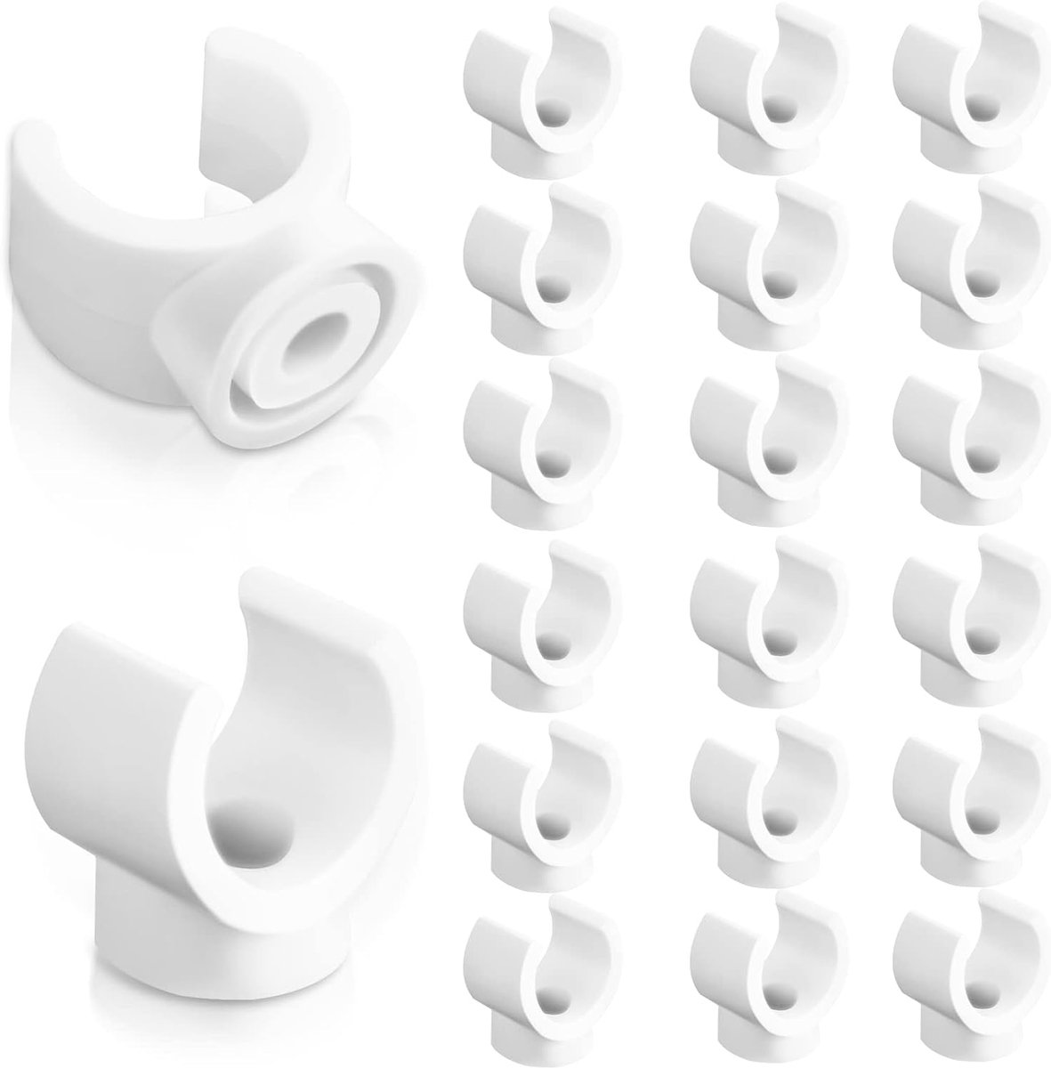 Abeillo 1/2 Inch PEX Clips Pipe Hangers Clamps Pipe Support Holder 16mm U-Hook Hangers Hookah Holder Clamps Tubing - ShopVlot