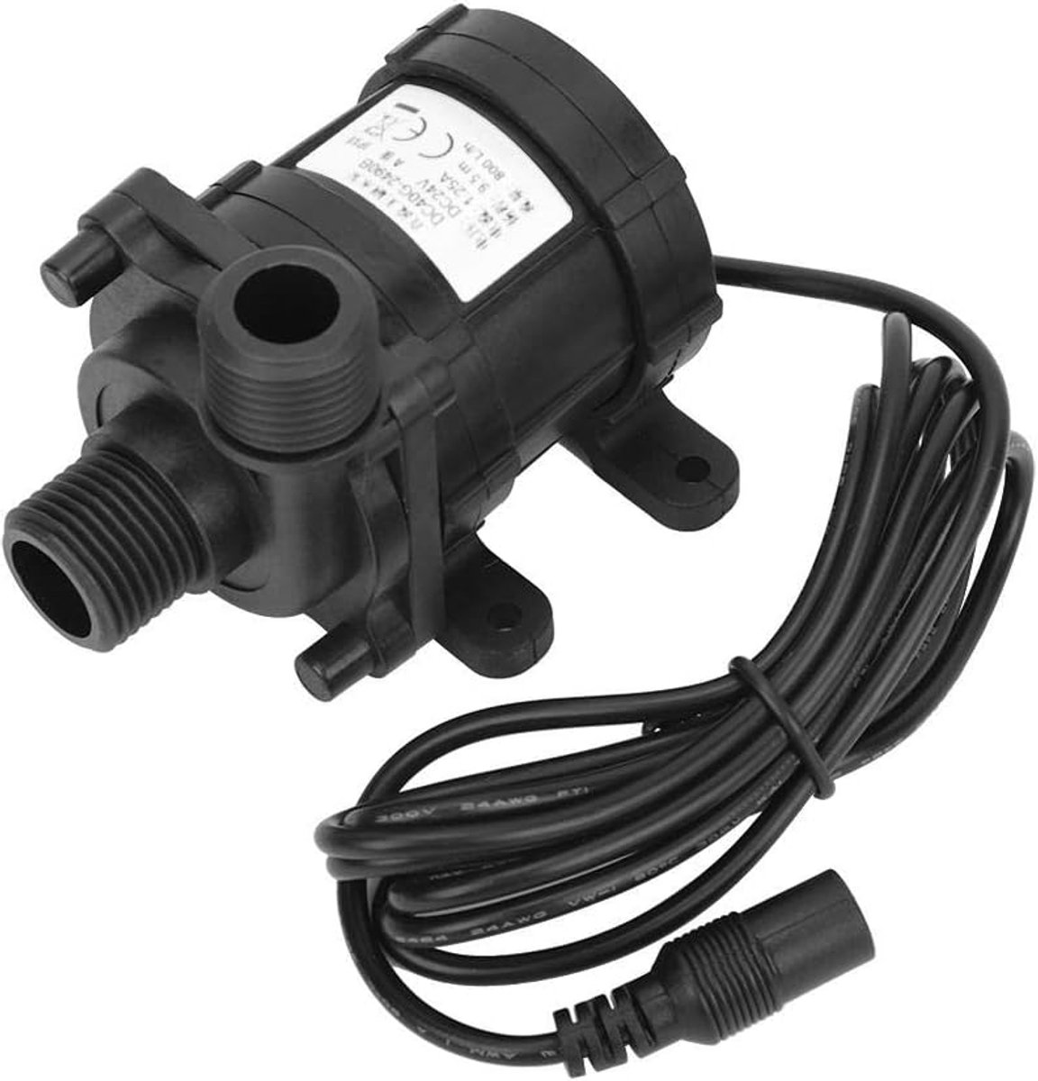 SnelShoppen - DC 24V Borstelloze Waterpomp Energiebesparende Circulatiepomp 800 l/h Vijverpompen, Stil, Duurzaam, Eenvoudig te Installeren voor Tuin e
