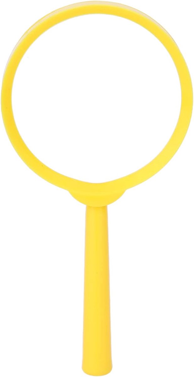 SnelShoppen - Handheld Vergrootglas met Handvat, Lichtgewicht Plastieken Vergrootglas voor Lezen van Kleine Letters, Inspectie, Munten, Sieraden, Natu
