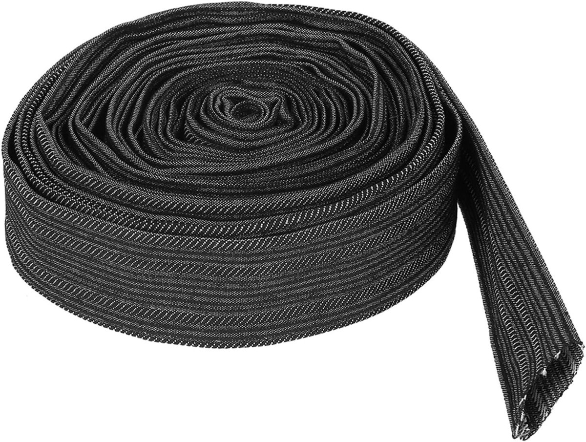 SnelShoppen - Denim Beschermhoes voor Slangen - Flexibele, Slijtvast & Vlamvertragende Kabelhoezen voor Lasapparatuur, Hydraulische Slangen en Kabels