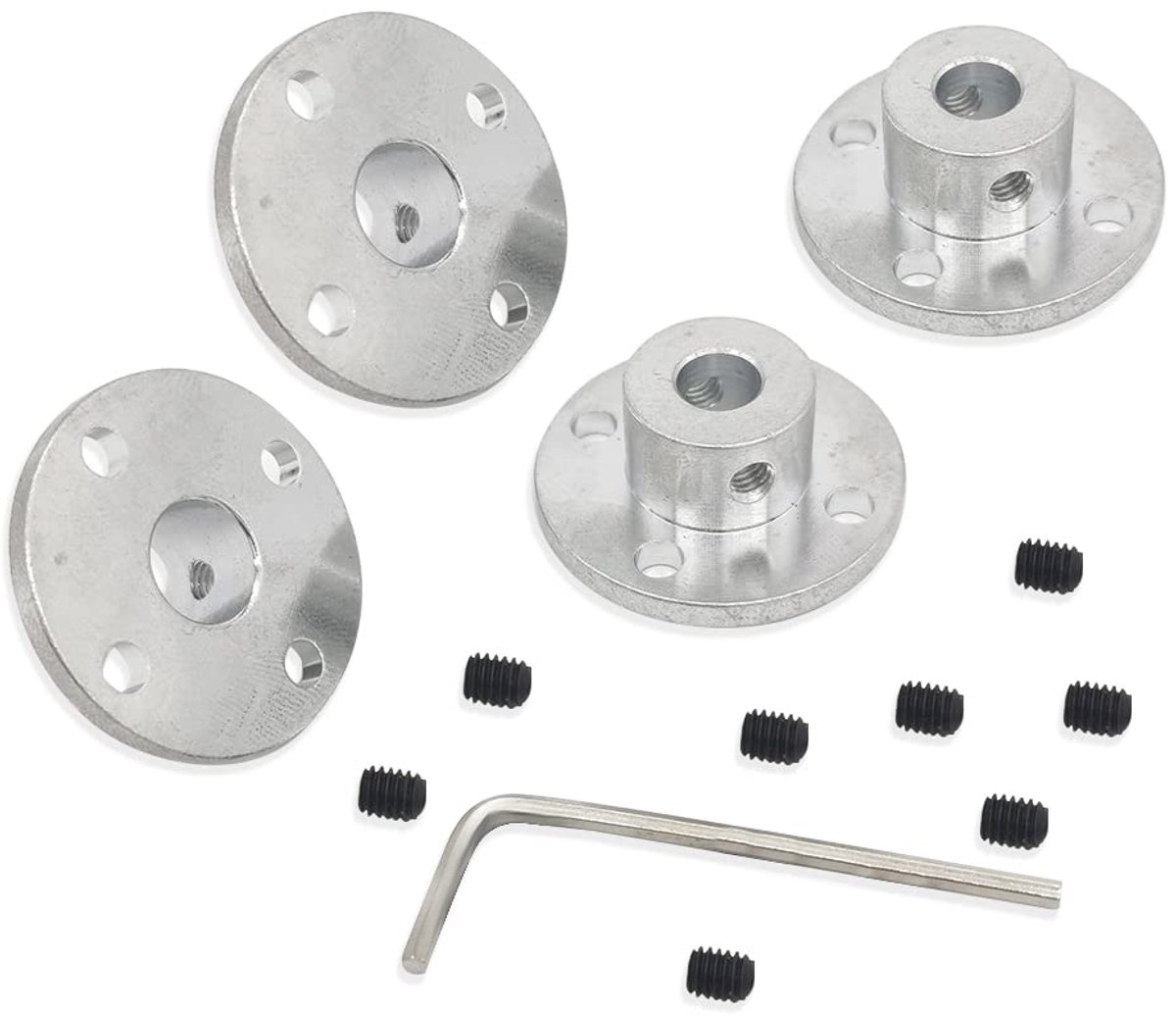 Flenskoppeling 8mm - Staal - Hoogwaardig en duurzaam - Ideaal voor modelmotoren - ShopVlot