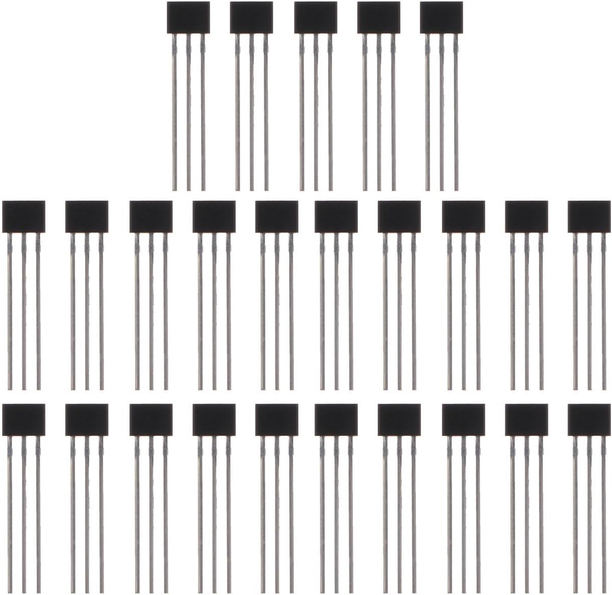 VILLCASE 25pcs A3144 Hall Effect Sensor Magnetic Detector - ShopVlot