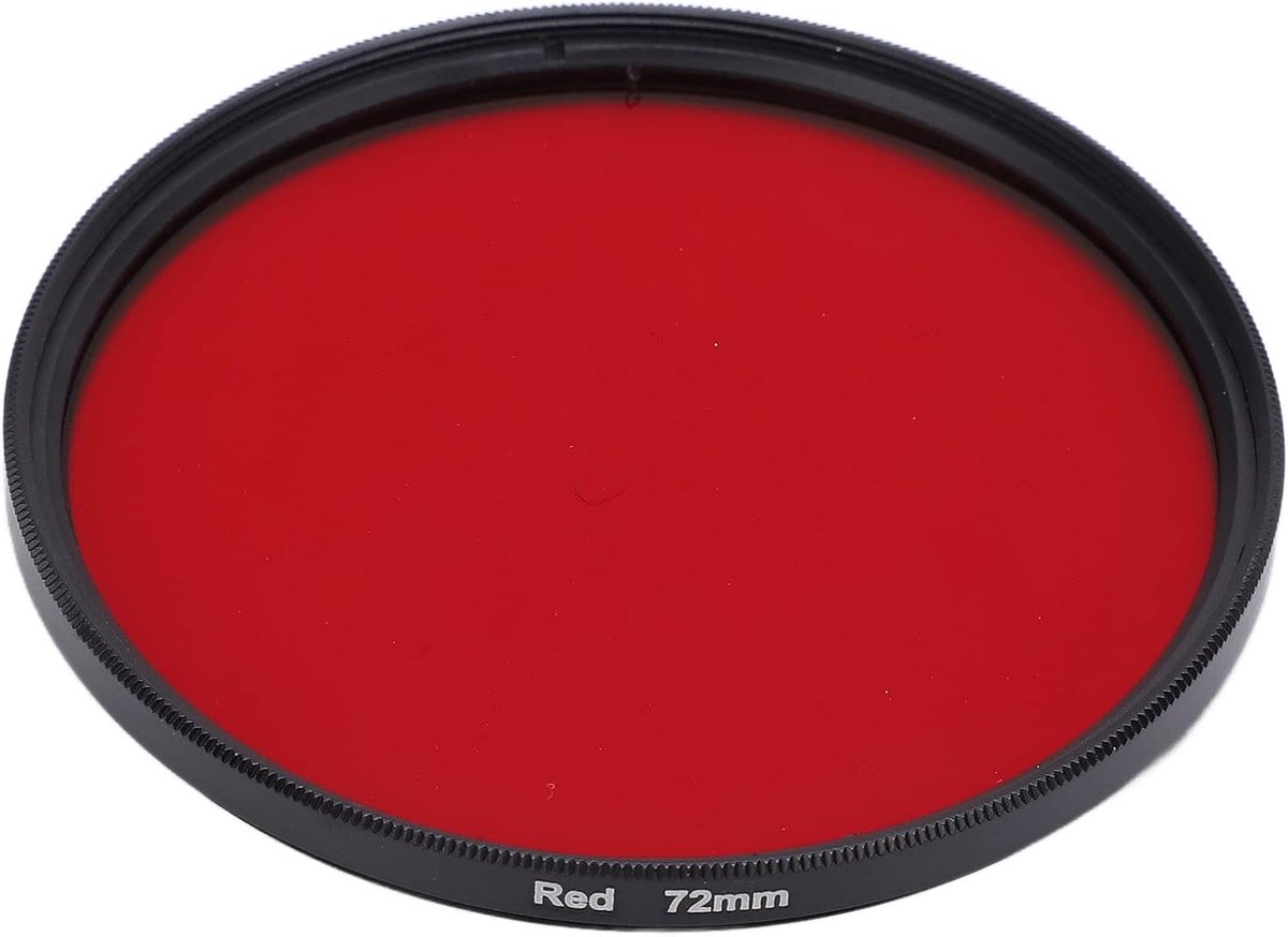 SnelShoppen - Rode Camera Lens Filters 82mm 77mm 72mm - Hoogwaardige Digitale Camera Filters - Rood Volledig Kleurenspectrum - Waterproof en Oliebeste