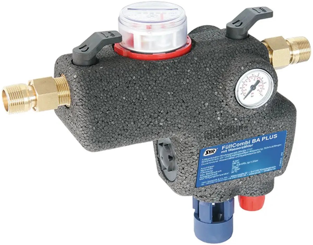 SYR FüllCombi BA 6628 Plus met watermeter, DN 20, 6628.20.015