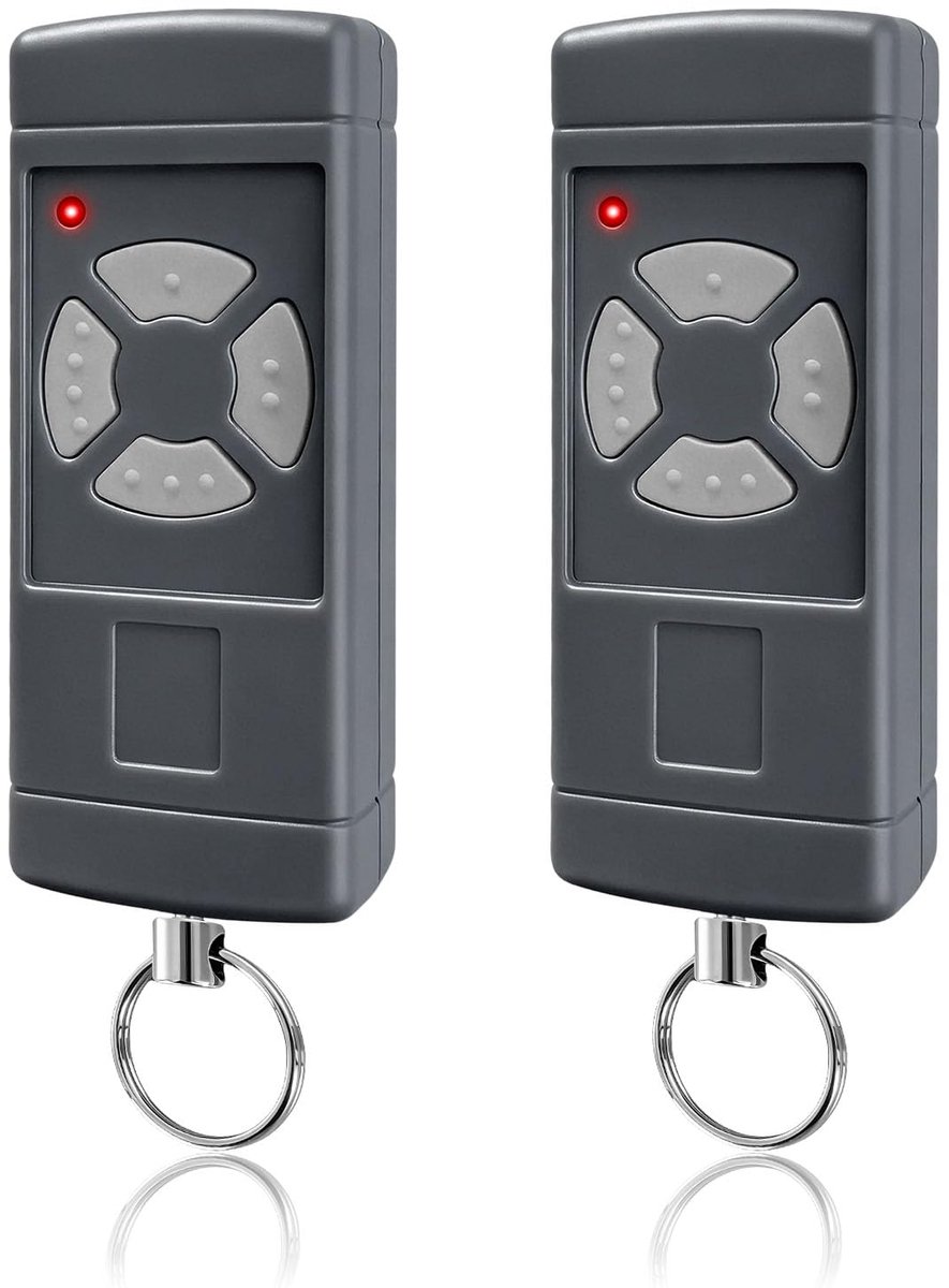 SnelShoppen - Garagedeur handzender vervanging 2 stuks universeel voor garagedeuropener met 40.685MHz frequentie, geschikt voor HSM4-40, HSE2-40, HSE4