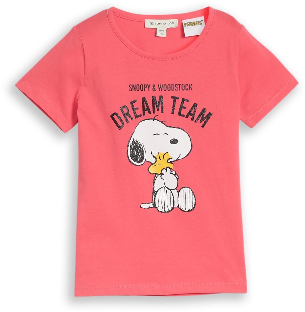 Tom Tailor - T-shirt met Snoopy-print - Maat 116/122 - pink dream