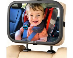 Achterbank Spiegel - Baby Auto - Baby In Zicht - 360 Graden Rotatie - 9.6 x 6.8 Inch - Standaard