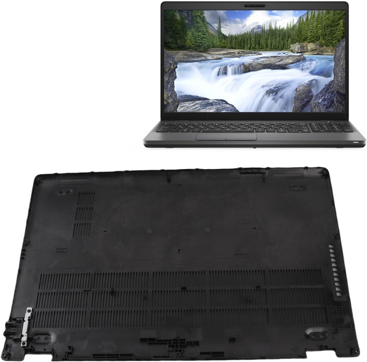 SnelShoppen - Laptop Onderkant Behuizing voor Latitude 5500 E5500, Vervangingsonderdeel met Heatsink Ontwerp, Perfecte Pasvorm, Laptop Accessoires