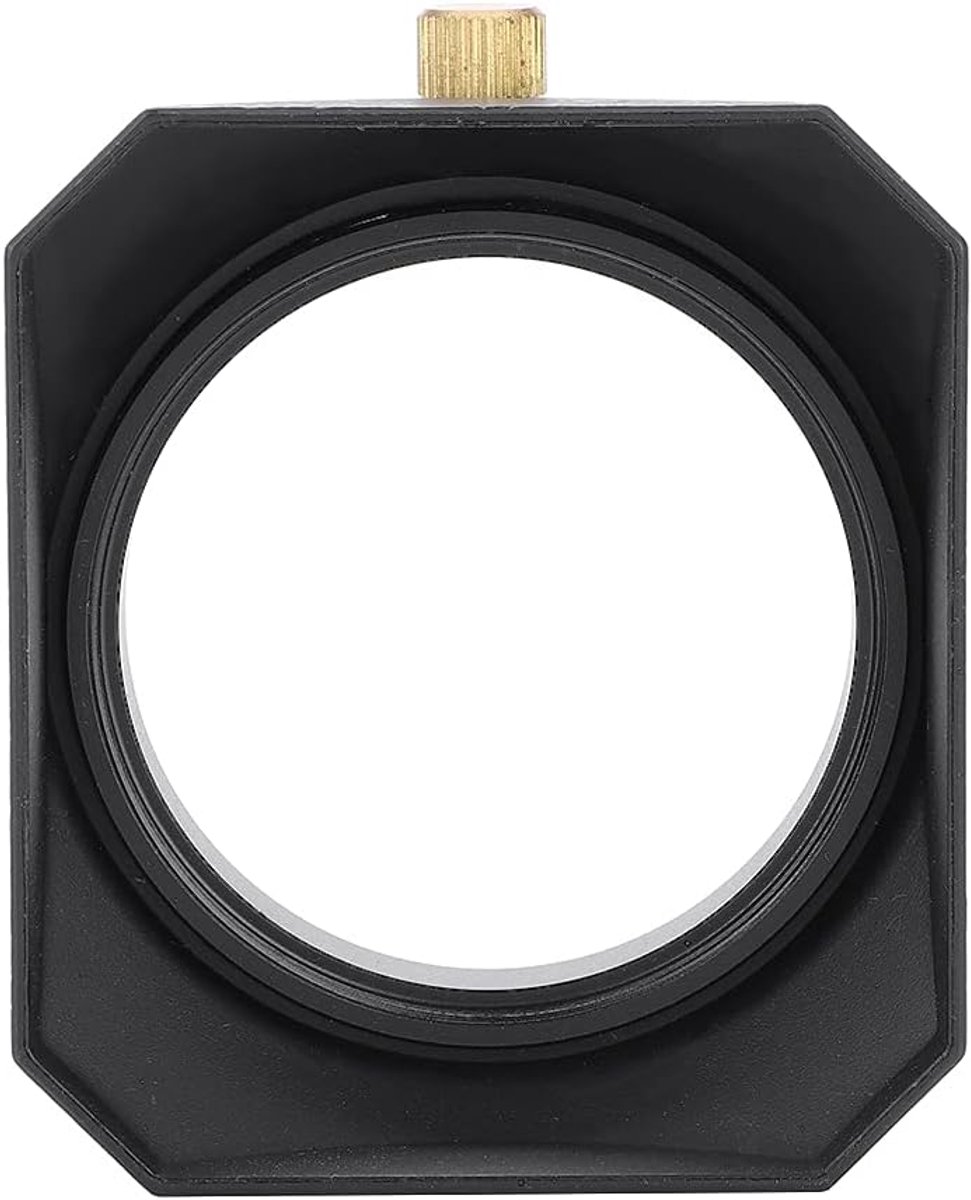 SnelShoppen - 49mm Rectangulaire Lenskap voor DV Camcorder - Lensbescherming en Schaduw voor Digitale Videocamera - Perfecte Synchronisatie met Opname