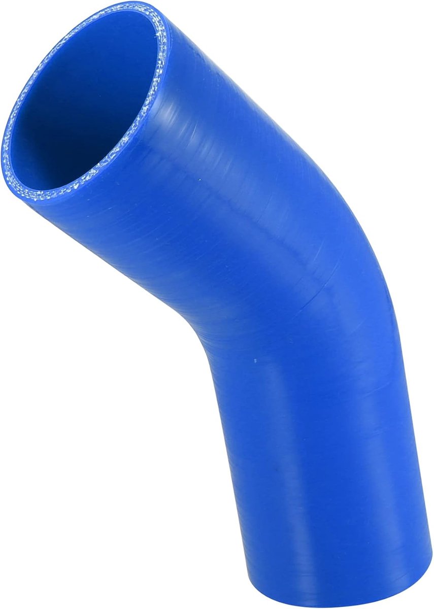 SnelShoppen - Silicone Car Reducer Tube 70mm 2.75" ID 45° Blauw - Verbindingsbuis voor Auto's, Silicone Reducer, Hoogwaardige Slang, Perfect voor Klus