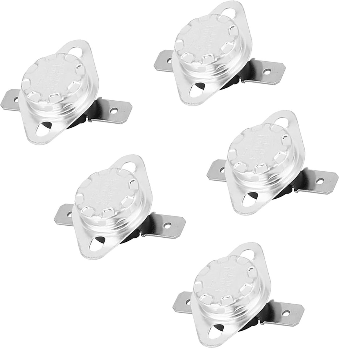 SnelShoppen - 5Pcs KSD301 Thermostaat Schakelaar 250V 15A Temperatuurregeling voor Elektrische Waterkokers Koffiemakers Sluitingsschakelaar met 23 Stu