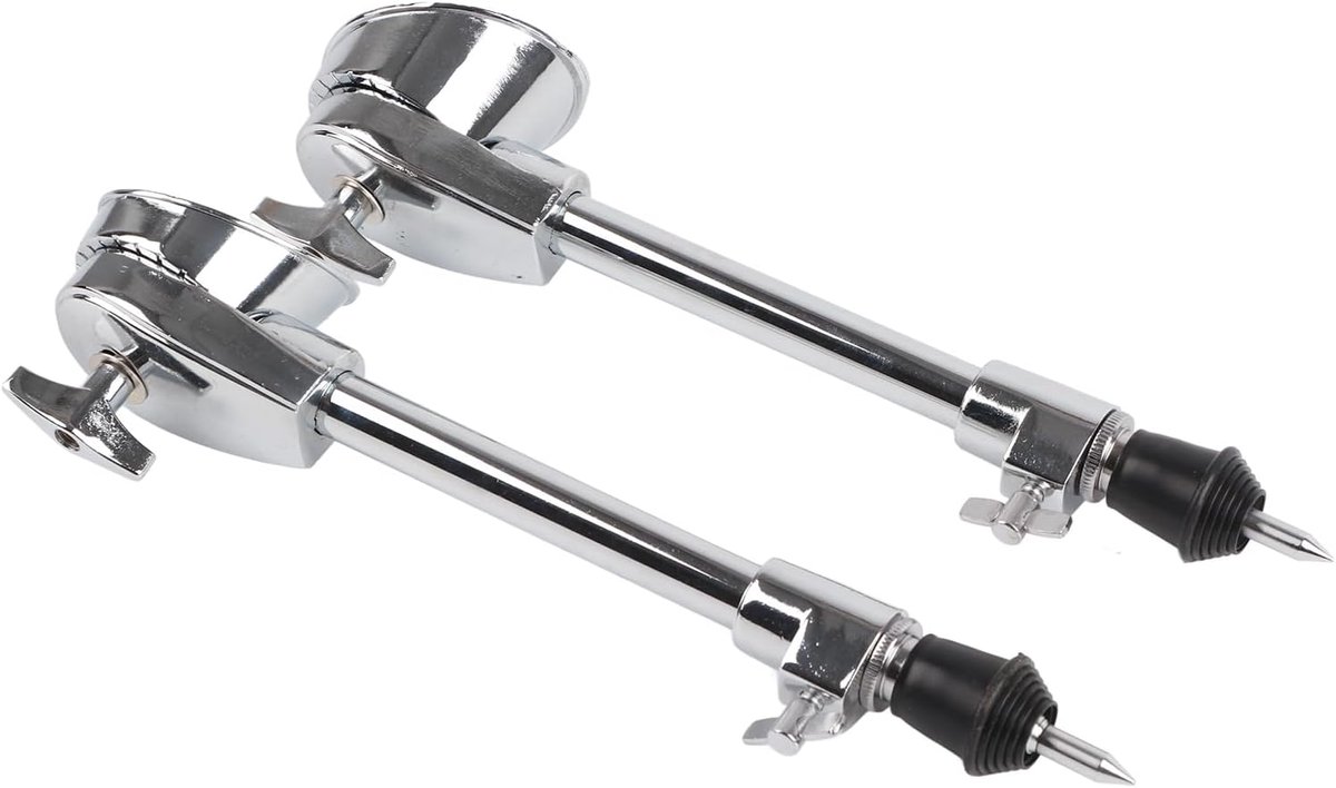 SnelShoppen - Bass Drum Poot Verstelbaar Stabiele Drum Kit Steun Zink Legering Muzikaal Accessoire voor Percussie Instrumenten