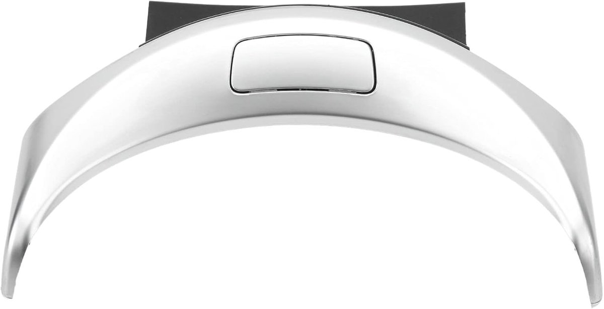 SnelShoppen - Armsteun Console Opbergbox Knop Cover Vervangingsschakelaar 2056803307 Voor Benz C-Klasse W205 GLC-Klasse W253 (Zilver)